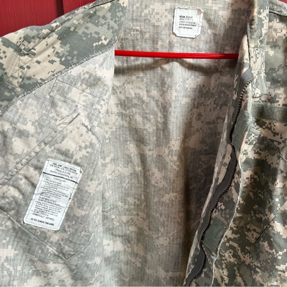 Military Field issue Bdu Camouflage universal Pattern zip up Sz Medium Regular - Picture 5 of 7